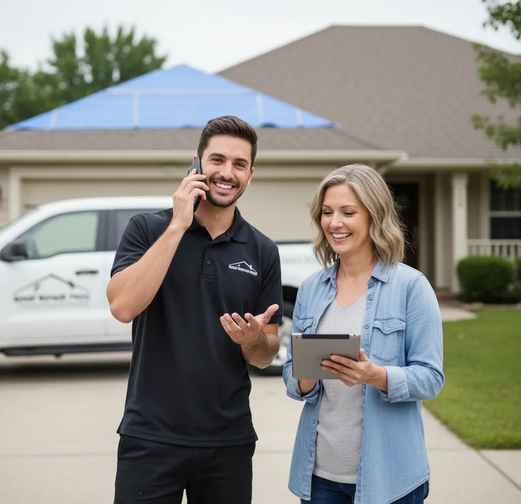 Modern Solutions Roof Repair customer support in Sherrill